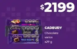 Nini Mayorista Cadbury chocolate varios oferta