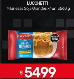 Nini Mayorista Lucchetti milanesas soja grandes oferta