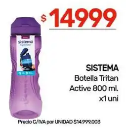 Nini Mayorista Sistema botella tritan active oferta