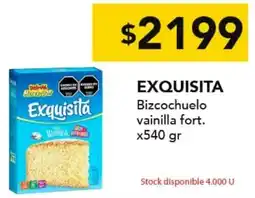 Nini Mayorista Exquisita bizcochuelo vainilla fort. oferta