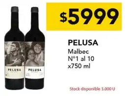 Nini Mayorista Pelusa malbec n°1 al 10 oferta