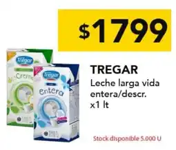 Nini Mayorista Tregar leche larga vida entera/descr. oferta