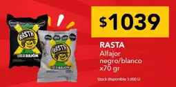 Nini Mayorista Rasta alfajor negro/blanco oferta