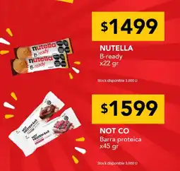 Nini Mayorista Nutella B-ready oferta