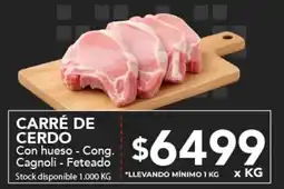 Nini Mayorista Carré de cerdo oferta