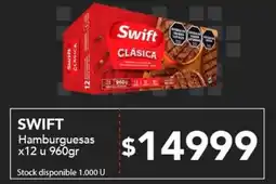 Nini Mayorista Swift hamburguesas oferta