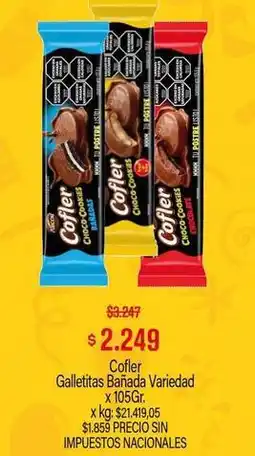 Makro Cofler - galletitas bañadas variedad oferta