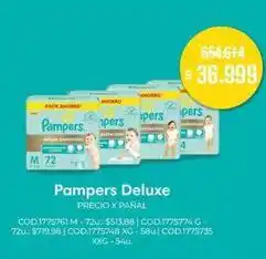 Makro Pampers - deluxe m 72 oferta