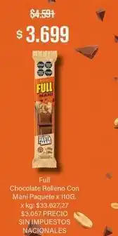 Makro Chocolate relleno con maní paquete oferta