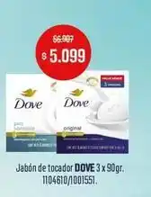 Makro Dove - jabón de tocador 3 x 90gr oferta