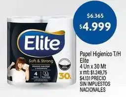 Makro Elite - papel higienico t/h oferta