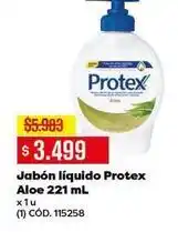 Makro Protex - jabón líquido aloe 221 ml oferta
