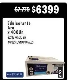 Makro Aro - edulcorante oferta