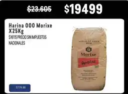 Makro Morixe - harina 000 oferta
