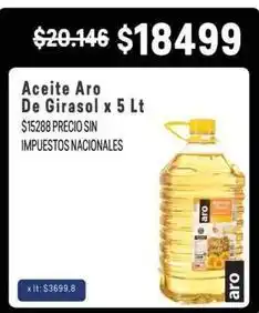 Makro Aro - aceite de girasol oferta
