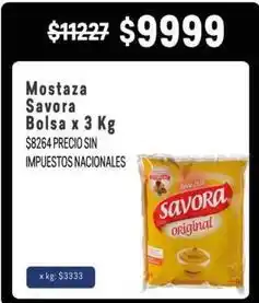 Makro Savora - mostaza bolsa oferta