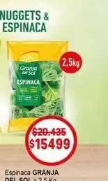 Makro Granja del sol - nuggets & espinaca oferta