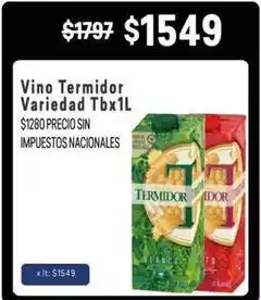 Makro Termidor - vino variedad tbx1l oferta