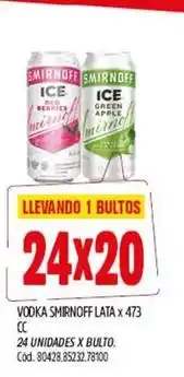 Smirnoff - vodka smirnoff lata