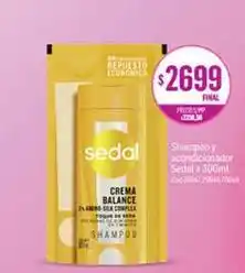 Supermercados Yaguar Sedal - shampoo oferta