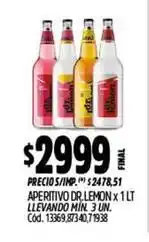 Supermercados Yaguar Dr. lemon - aperitivo dr.lemon oferta