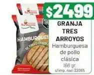 Almacor Granja tres arroyos - hamburguesa de pollo clásica oferta