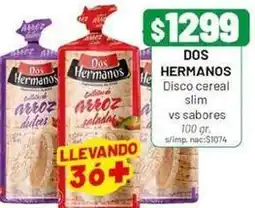 Almacor Dos hermanos - disco cereal slim oferta