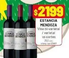 Almacor Estancia mendoza - vino bi-varietal / varietal vs cortes oferta