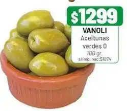 Almacor Vanoli - aceitunas verdes 0 oferta