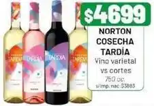 Almacor Norton - norton cosecha tardía vino varietal vs cortes 750 cc oferta