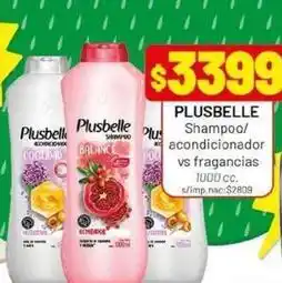 Almacor Plusbelle - shampoo/acondicionador vs fragancias oferta