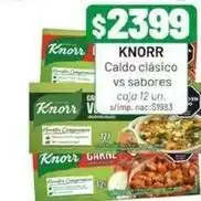 Almacor Knorr - caldo clásico vs sabores oferta