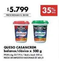 Disco Casancrem - queso oferta