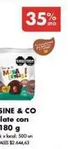 Mesa lunas chocolate con 180 g