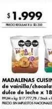 Disco Madalenas cuisine oferta