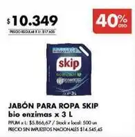 Disco Skip - jabón para ropa oferta