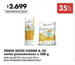 Disco Fideos secos oferta