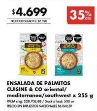 Disco Ensalada de palmitos oferta