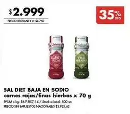 Disco Sal diet baja en sodio oferta