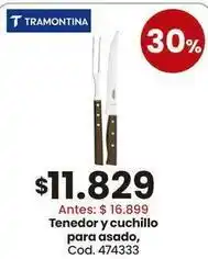 Tramontina - tenedor y cuchillo para asado, cod. 474333
