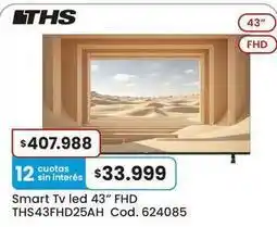 Smart tv led 43 fhd ths43fhd25ah