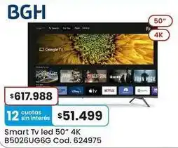 Coto Bgh - smart tv led 50 4k b5026ug6g oferta