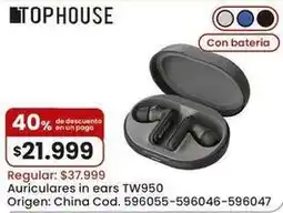Coto Origen - auriculares in ears tw950 oferta