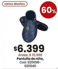 Coto Pantufla de niño, cod. 620698-620640 oferta