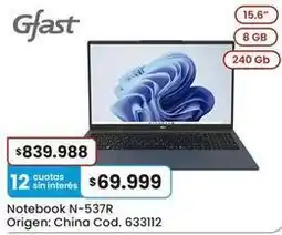 Coto Origen - notebook n-537r oferta