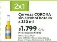 Jumbo Corona - cerveza sin alcohol botella oferta