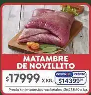 Jumbo Matambre de novillito oferta