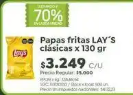 Jumbo Lay's - papas fritas clásicas oferta