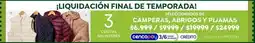 Jumbo Camperas, abrigos y pijamas oferta