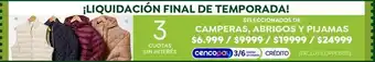 Camperas, abrigos y pijamas
